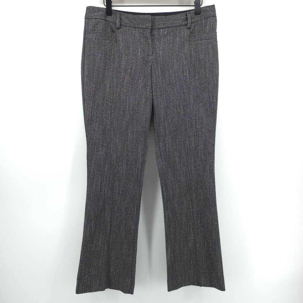 Express Women‎ Pants Columnist 6S Grey Textured Barely Boot Workwear
